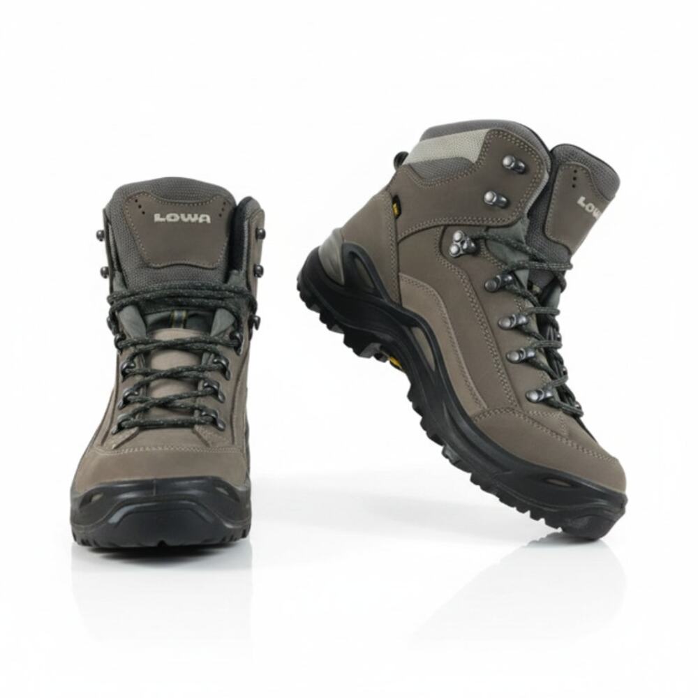LOWA Renegade GTX Mid Hiking Boot W's 9.5 Brown Durable Nubuck Leather NWOB